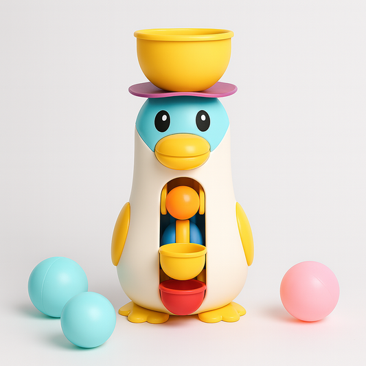 Fun Penguin Bath Playset for Children - Fesara