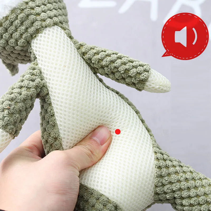 Vivolux | Plush Dog Chew Toy, Durable Squeaky Toy 2