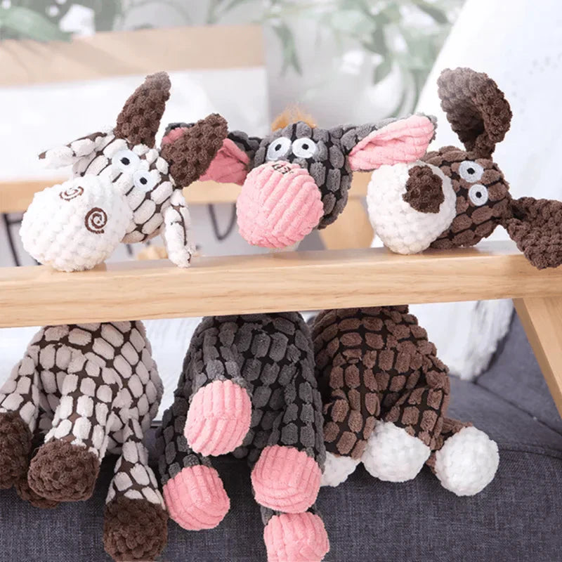 Vivolux | Plush Dog Toy Chew Set for Aggressive Play 3