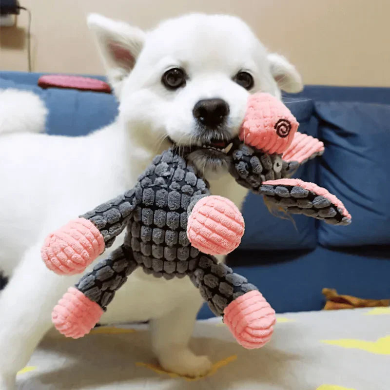 Vivolux | Plush Dog Toy Chew Set for Aggressive Play 4