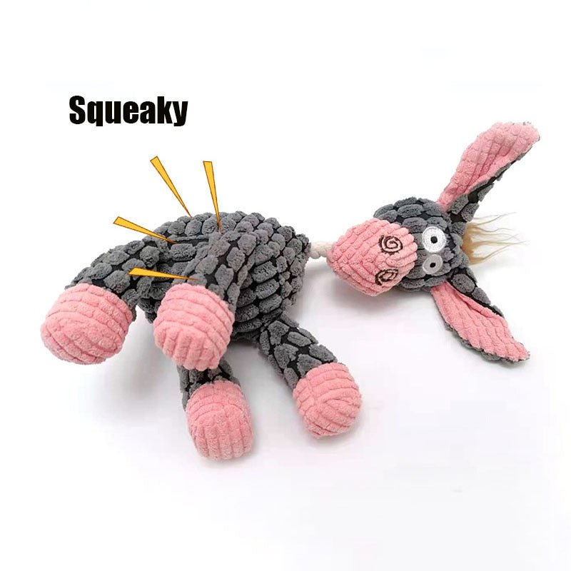 Vivolux | Plush Dog Toy Chew Set for Aggressive Play 6