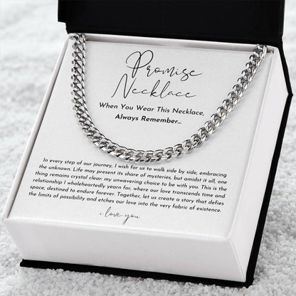 Timeless Promise Necklace with Simple Classic Style - Fesara