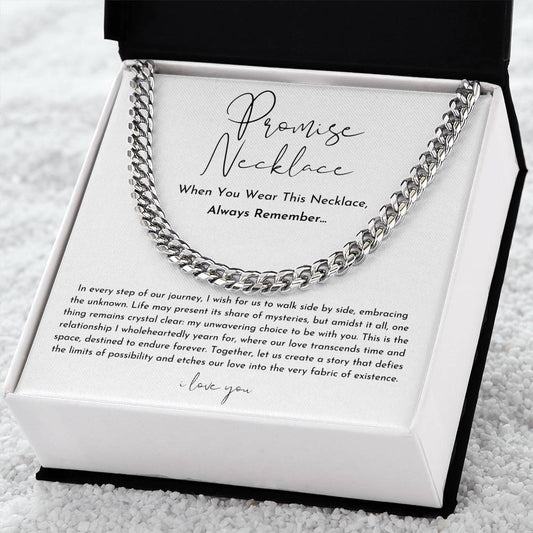 Timeless Promise Necklace with Simple Classic Style - Fesara