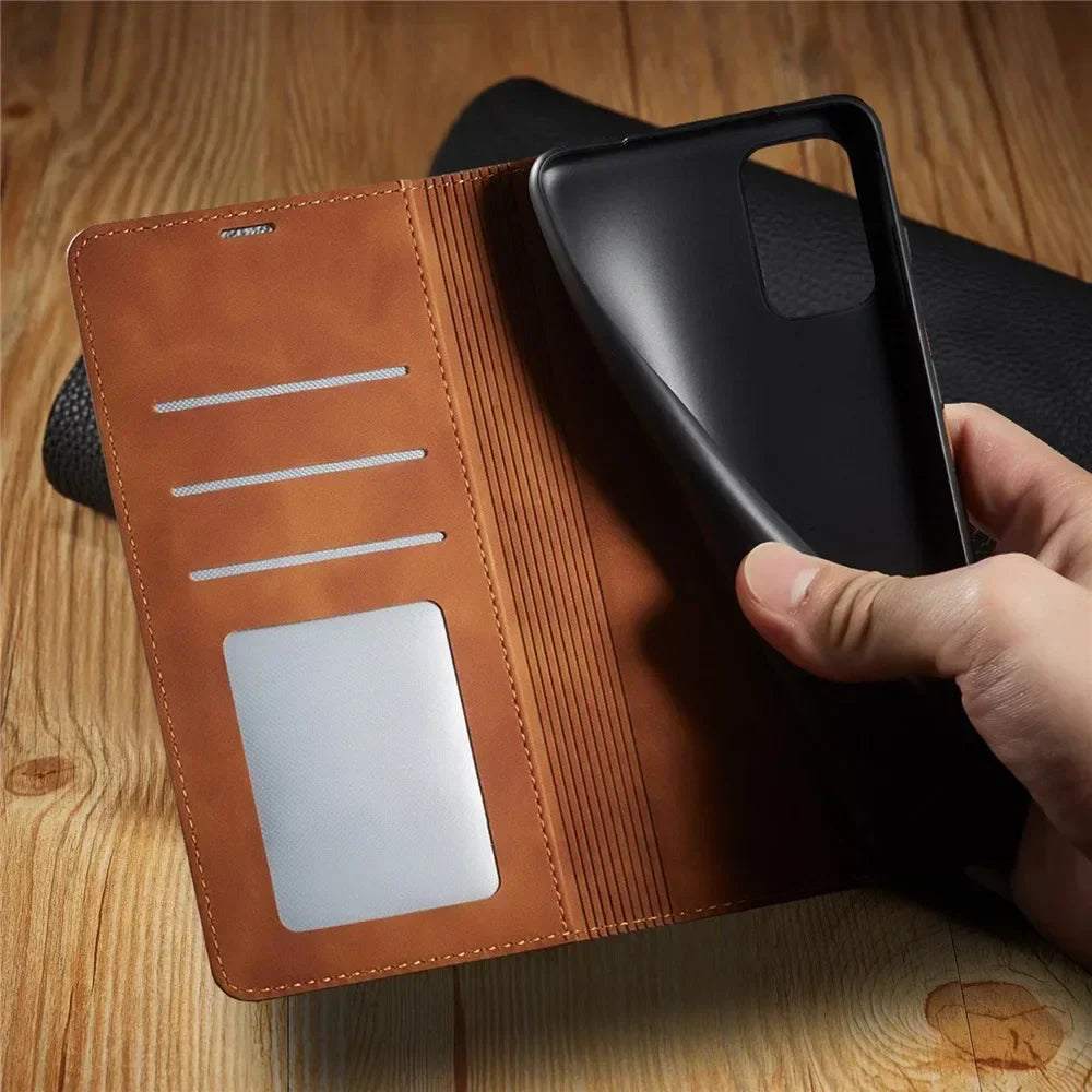 Vivolux | Samsung Hülle: Magnetische Leder Tasche für stilvollen Schutz 3