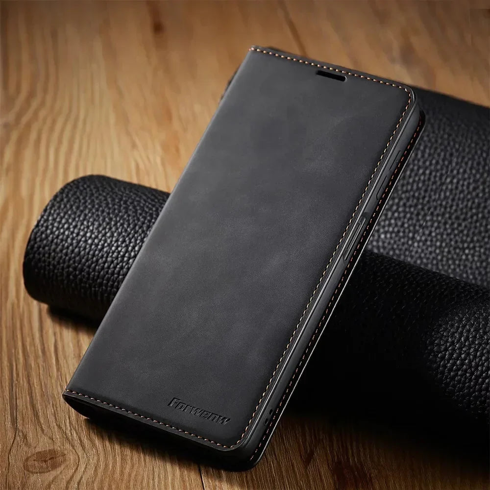 Vivolux | Samsung Hülle: Magnetische Leder Tasche für stilvollen Schutz 6