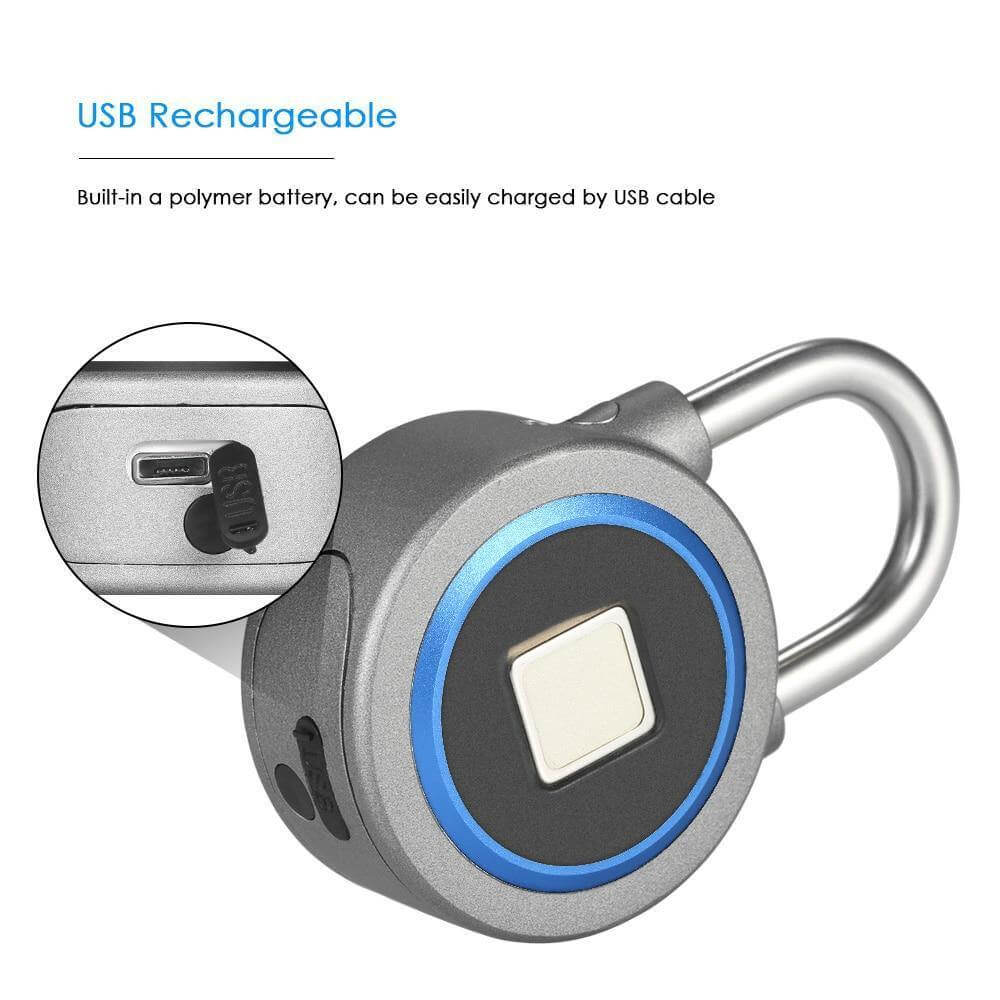 Vivolux | Smart anti-theft fingerprint keyless padlock 8