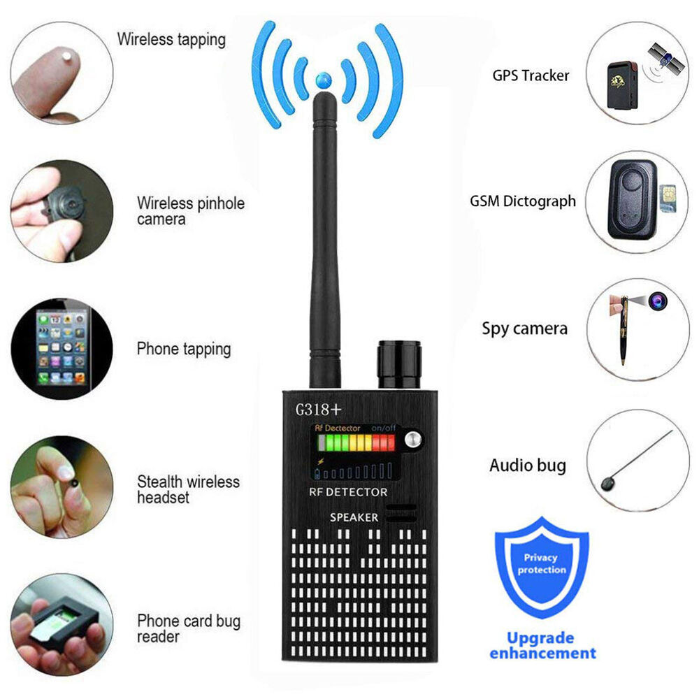 Vivolux | Spionagesignal-Wanzendetektor, HF-Detektor, versteckte Kamera, Laserlinse, GSM-GPS-Gerätefinder 4
