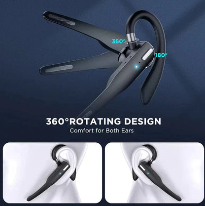 Vivolux | Trucker Dual Mic Wireless Bluetooth 5.1 Noise Canceling Headset/Earbuds 4