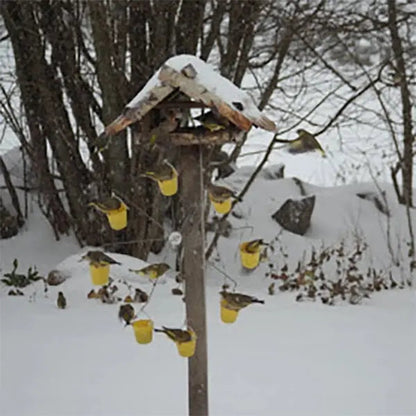 Colorful Bird Feeder Ferris Wheel Garden Station