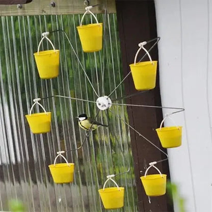 Colorful Bird Feeder Ferris Wheel Garden Station