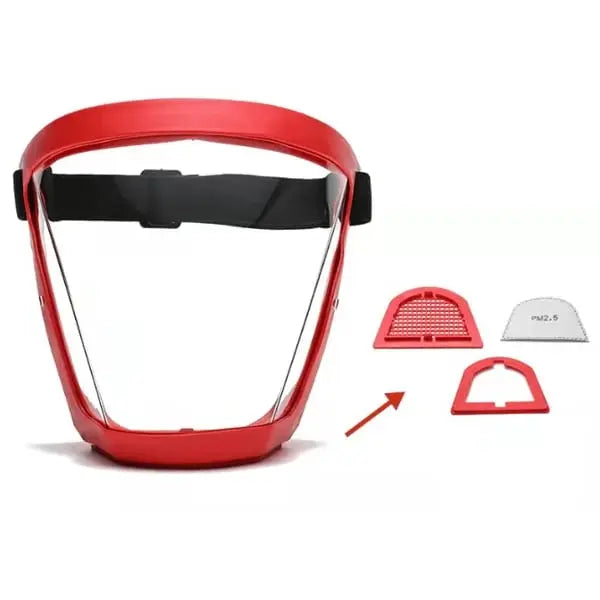 Clear Full Face Mask with Fog Free Protection