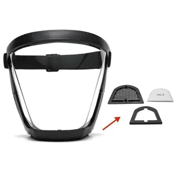 Clear Full Face Mask with Fog Free Protection