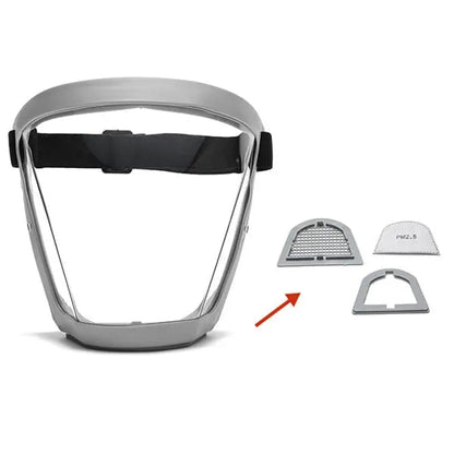 Clear Full Face Mask with Fog Free Protection