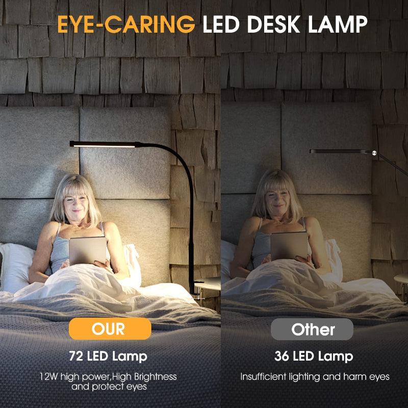 Bright Adjustable LED Desk Lamp with USB Port