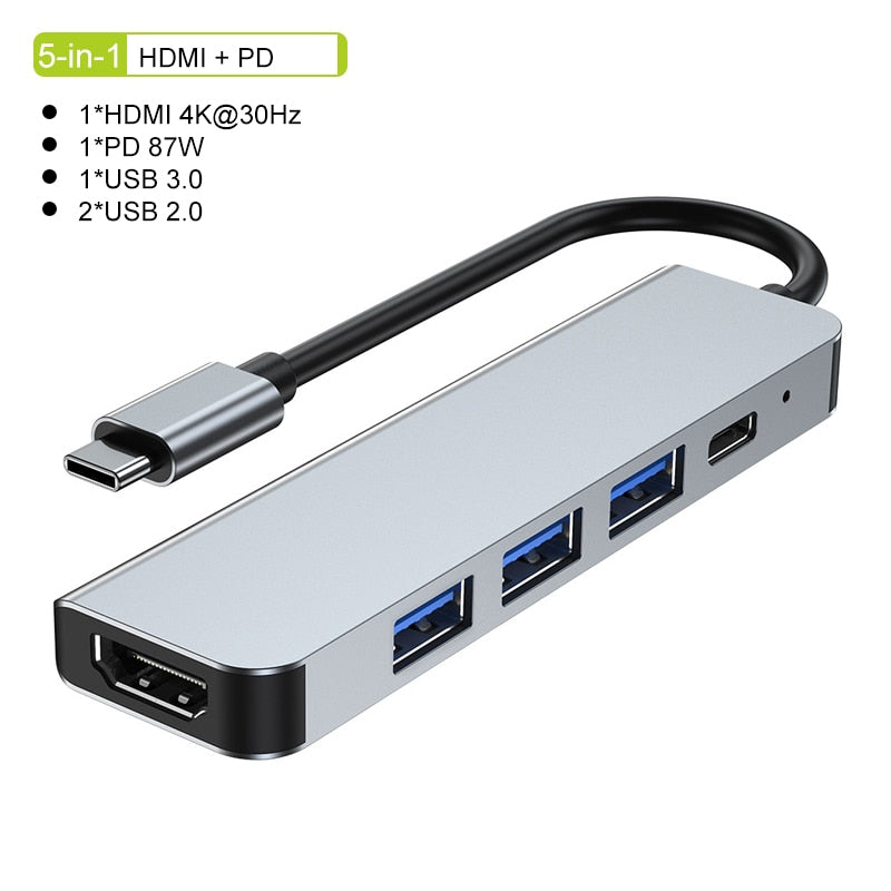 VortexHub | Versatile Compact USB-C Hub with 4K HDMI and Fast Charging 11