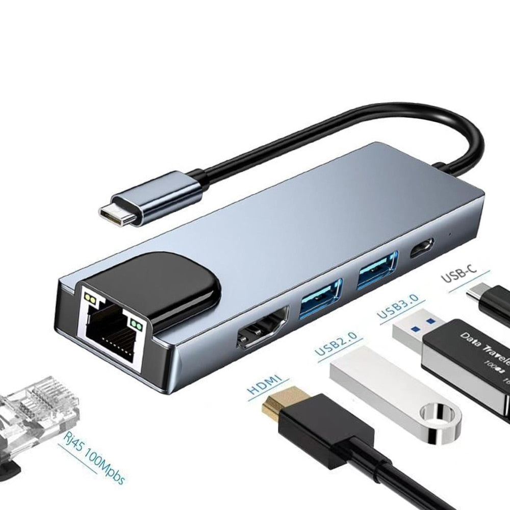 VortexHub | Versatile Compact USB-C Hub with 4K HDMI and Fast Charging 9