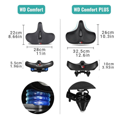 Soft Cushion Comfort Bike Seat for Men and Women