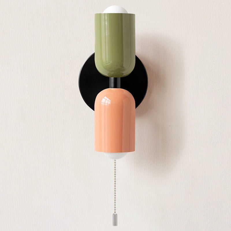 Contemporary Dual Head Wall Lamp