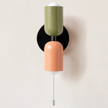 Contemporary Dual Head Wall Lamp
