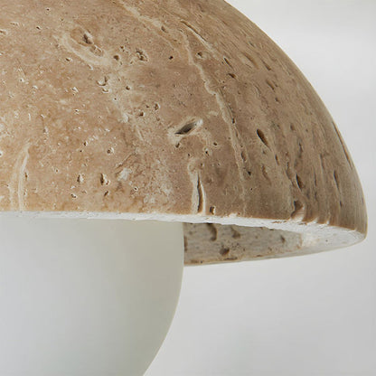 Rustic Stone LED Wall Light Fixture