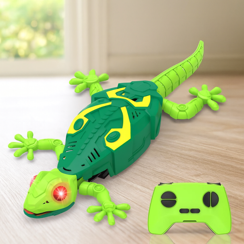 Fun Remote Control Climbing Lizard Toy with LED Lights - Fesara