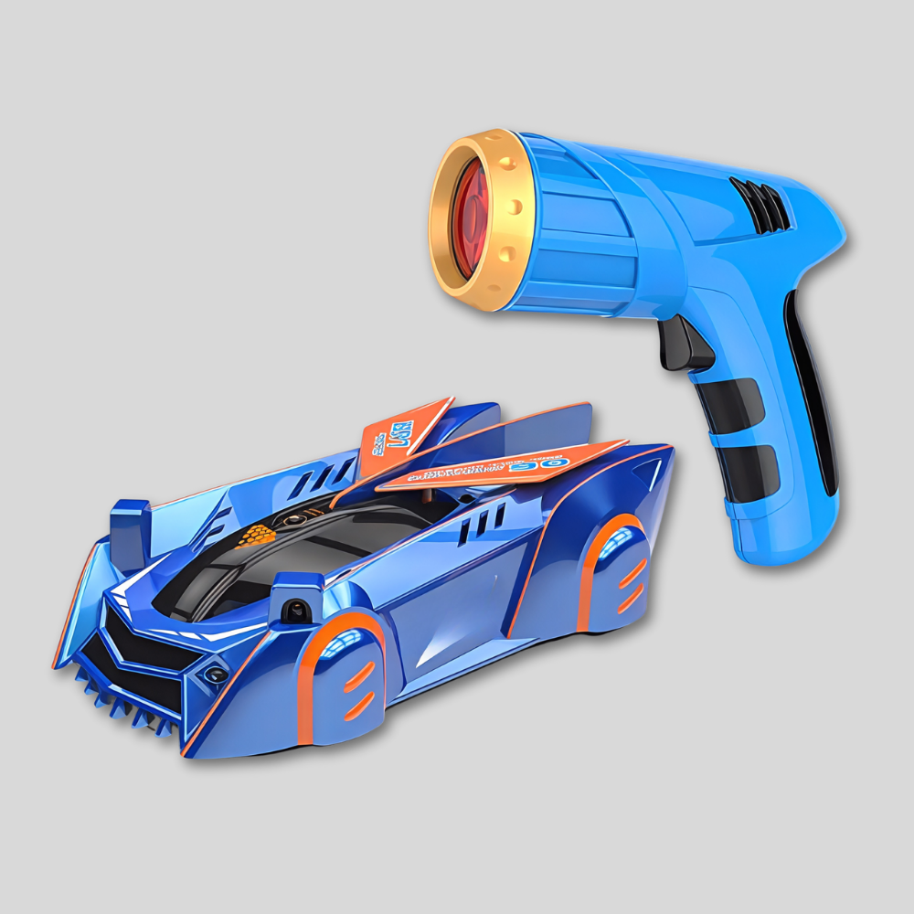 Fast RC Wall Crawler Car with LED Lights and Remote