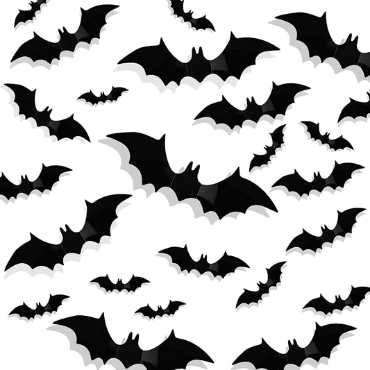 Spooky Wall Stickers - Halloween Party Decor Set - Fesara