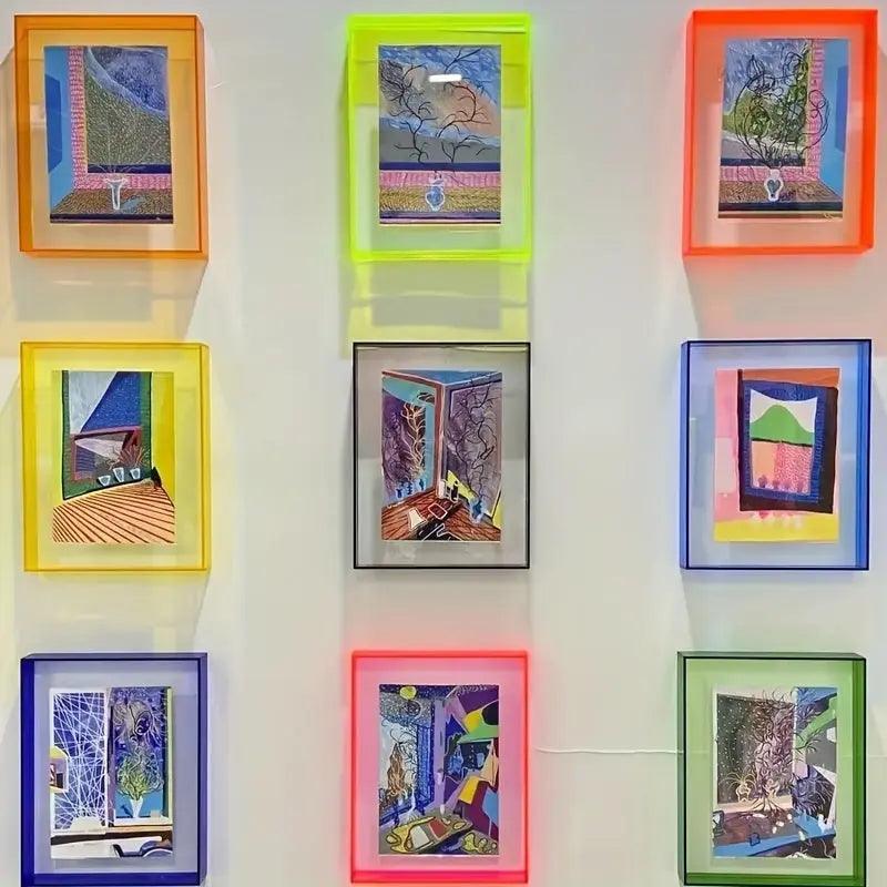 Glowing LED Glass Picture Frame