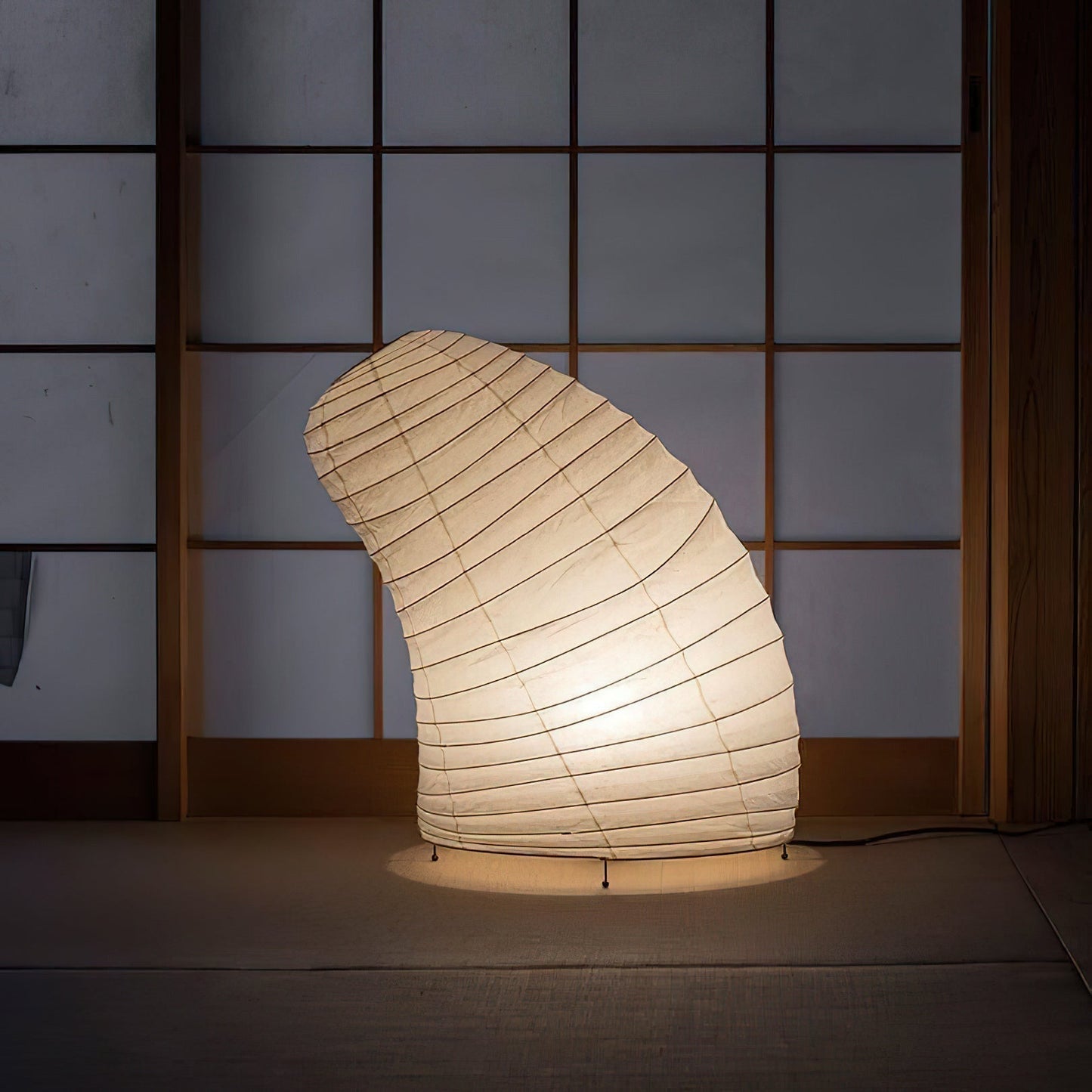Delicate Paper Shade Table Lamp