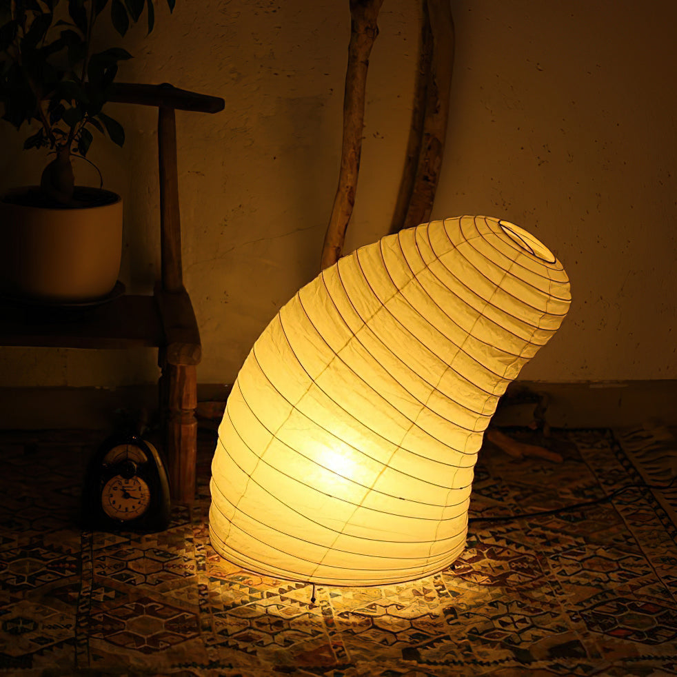Delicate Paper Shade Table Lamp
