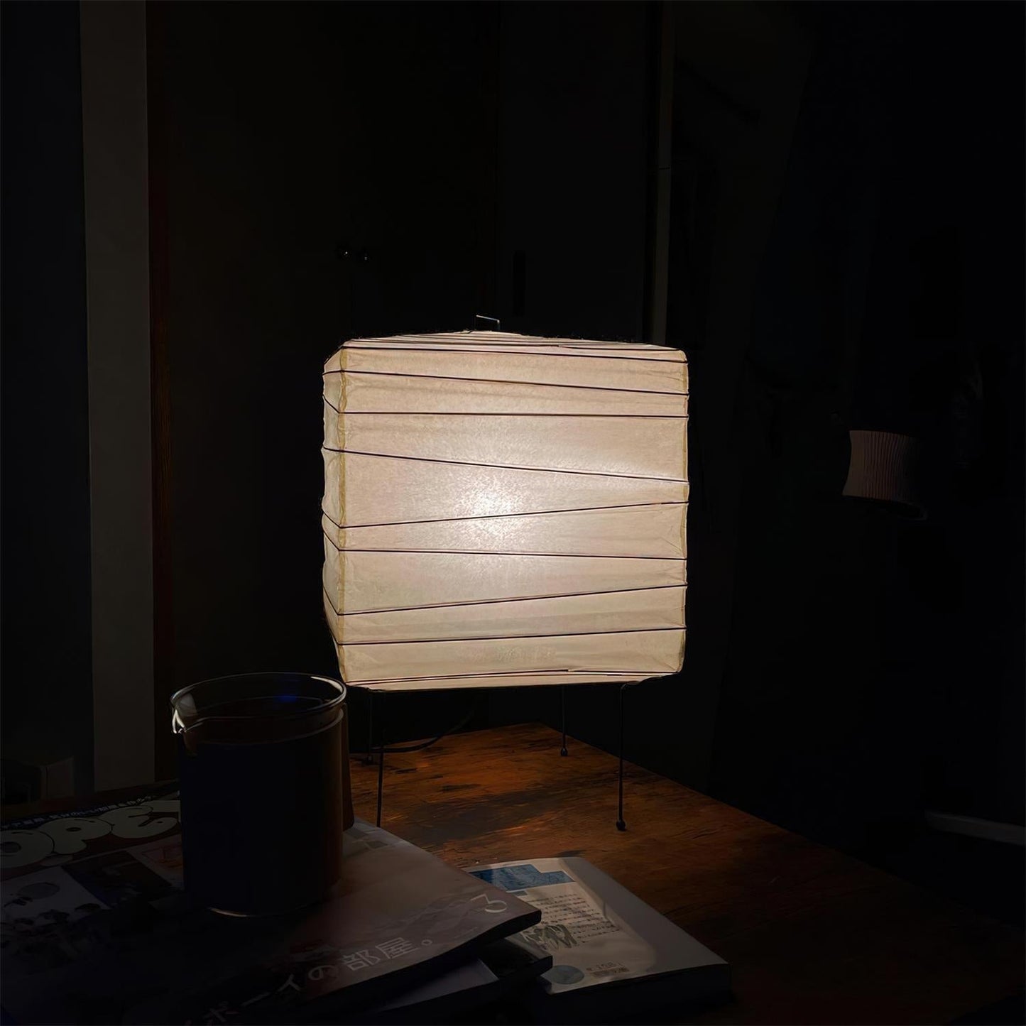 Warm Tone Paper Table Lamp