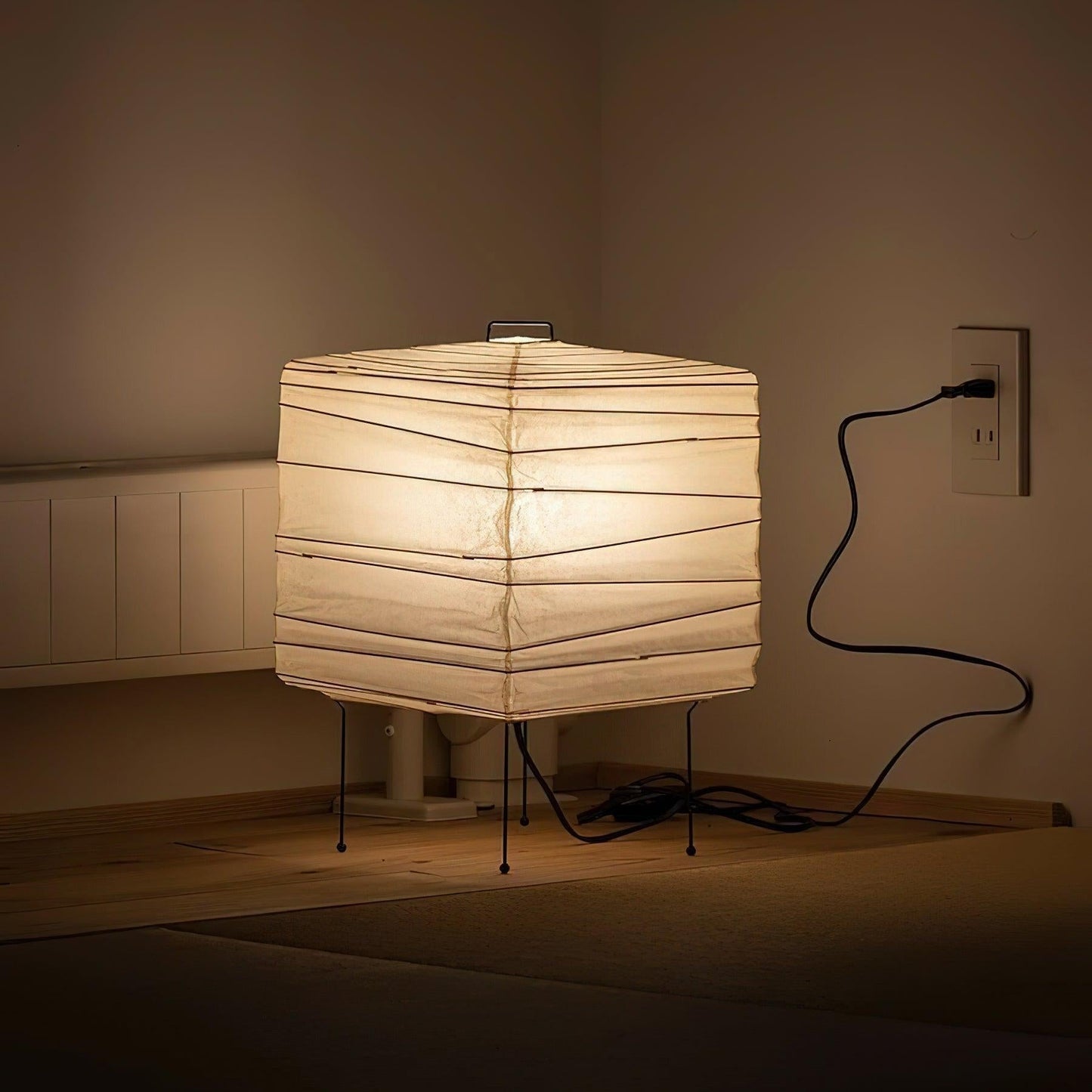Warm Tone Paper Table Lamp