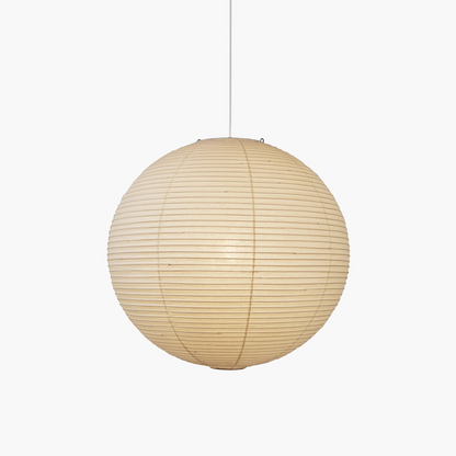 Unique Paper Globe Pendant Lamp 1-Light - Fesara