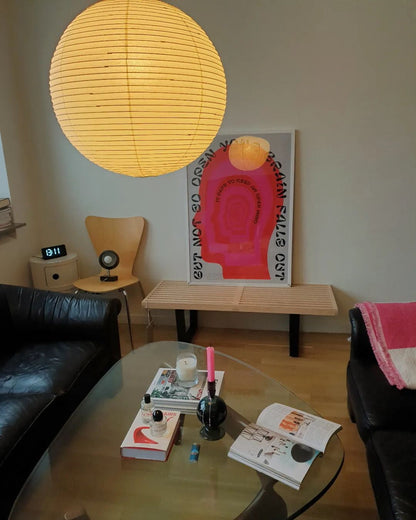 Unique Paper Globe Pendant Lamp 1-Light