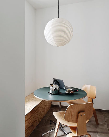 Unique Paper Globe Pendant Lamp 1-Light