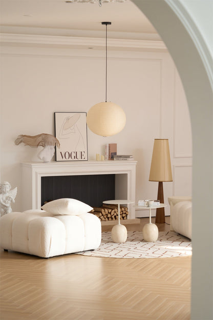 Unique Paper Globe Pendant Lamp 1-Light