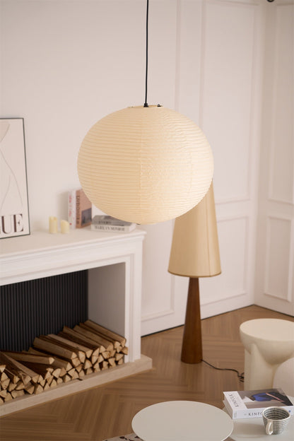 Unique Paper Globe Pendant Lamp 1-Light