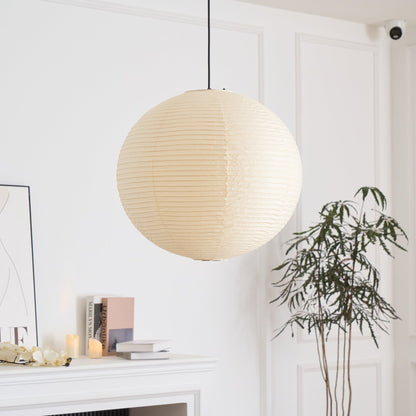 Unique Paper Globe Pendant Lamp 1-Light