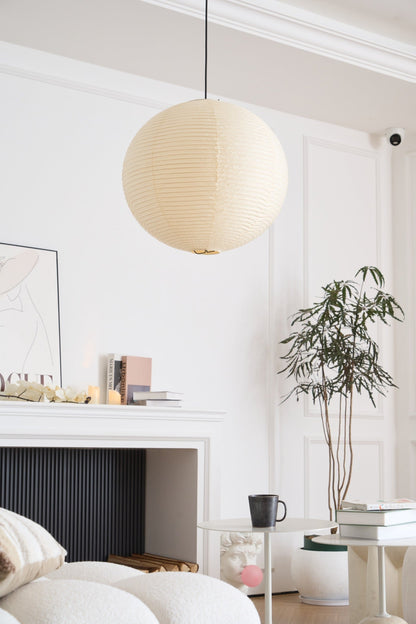 Unique Paper Globe Pendant Lamp 1-Light