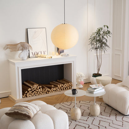 Unique Paper Globe Pendant Lamp 1-Light