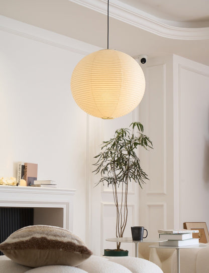 Unique Paper Globe Pendant Lamp 1-Light