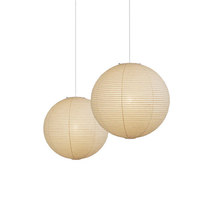 Unique Paper Globe Pendant Lamp 1-Light