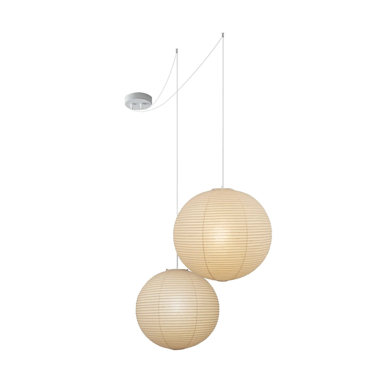 Unique Paper Globe Pendant Lamp 1-Light