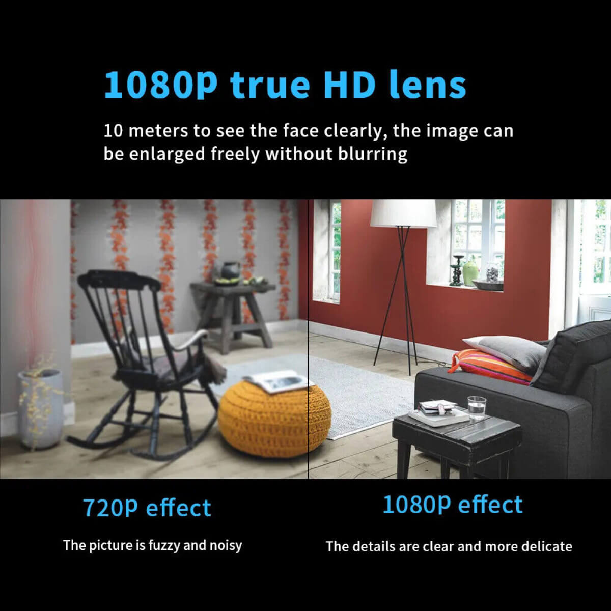 Compact Outdoor Wi-Fi Camera HD 1080P Night Vision