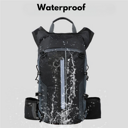 Waterproof Bike Commuter Backpack with Water Bottle Holder
