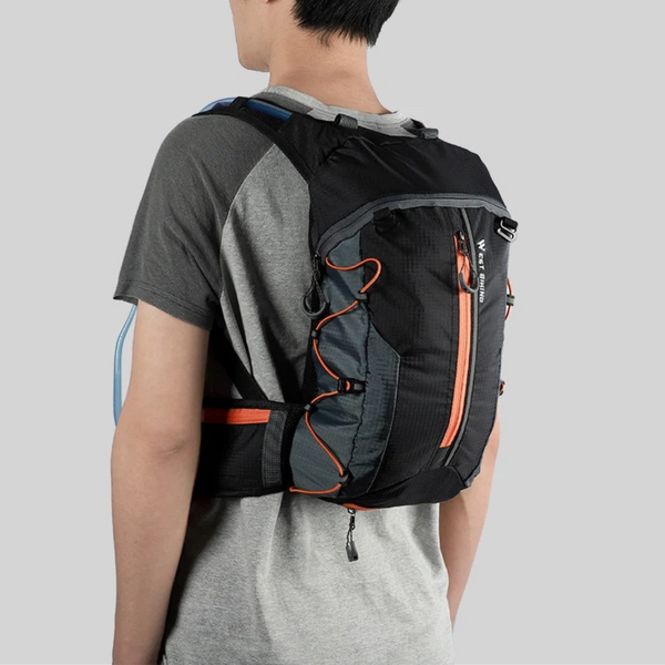 Waterproof Bike Commuter Backpack with Water Bottle Holder