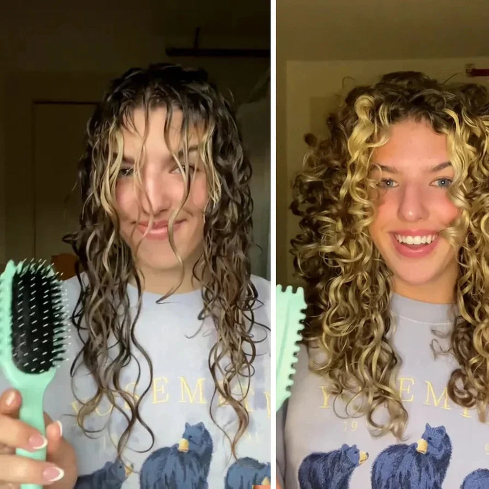 WaveLuxe | Anti-Frizz Detangling Brush for Curly Hair 1