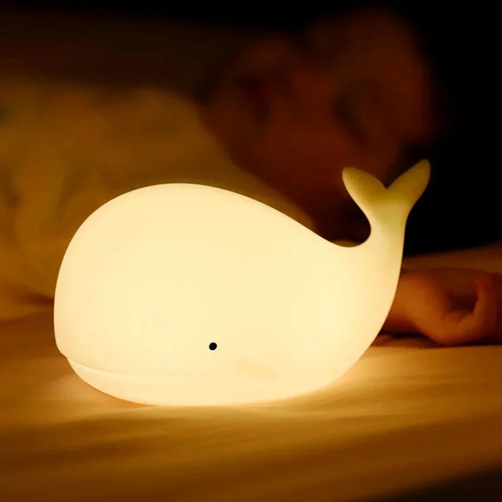 Kids Friendly Whale Nightlight - Fesara
