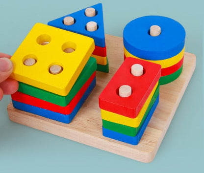 Colorful Kids Building Blocks Set