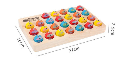 Fun Educational Wooden Fishing Game for Kids